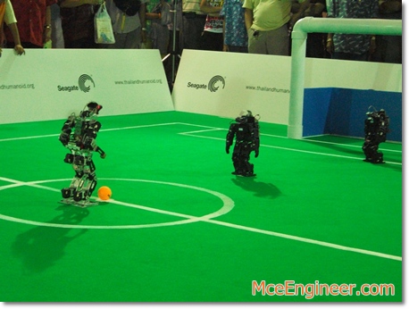 เก็บตกบรรยากาศการแข่งขันฟุตบอลหุ่นยนต์ฮิวมานอยด์ขนาดเล็กชิงแชมป์ประเทศ